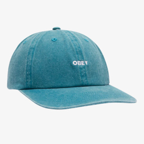 Кепка Obey Pigment Lowercase 6 Panel Teal