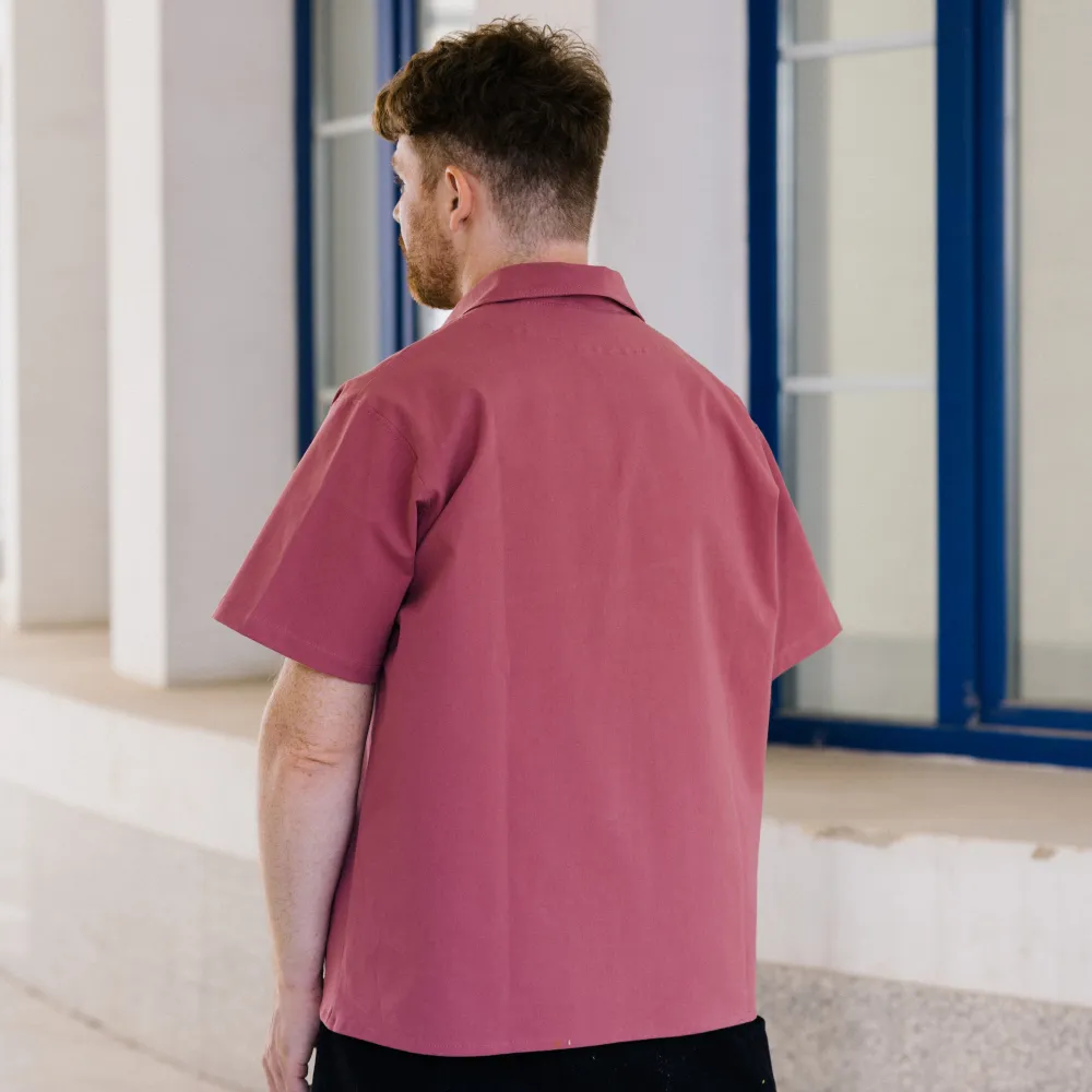 Рубашка с короткими рукавами Friend Function розовая - фото 6