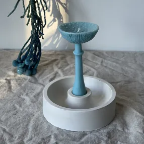 Ароматическая свеча Unification Love Гриб шляпкой вверх сизый