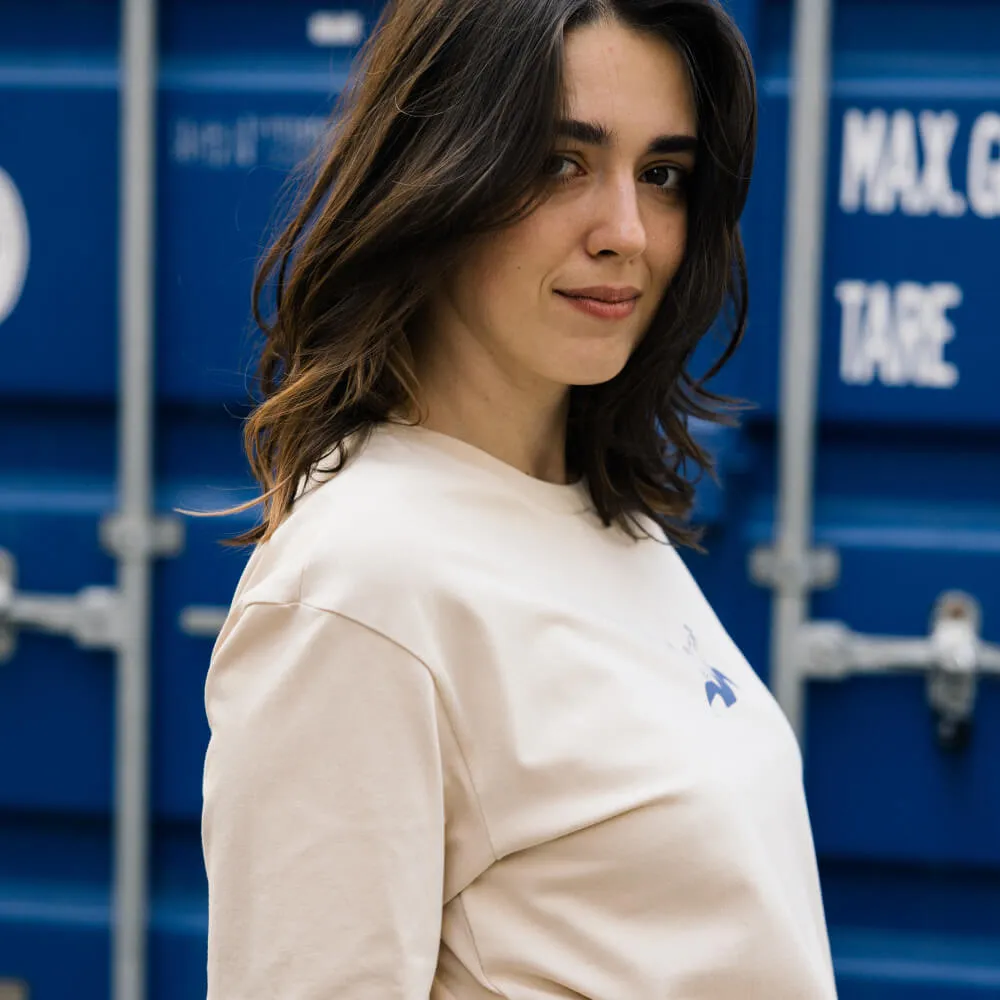 Футболка Friend Function Los Animales бежевая оверсайз - фото 5