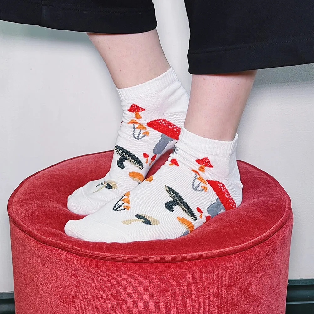 Носки Friend Function короткие Грибные белые 36-40 - фото 1