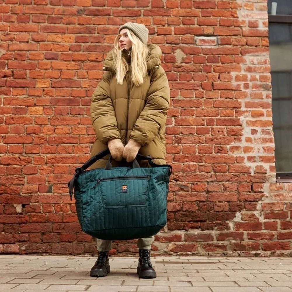 Сумка GO REFRIGI STRIPES Sac Voyage темно-зеленая - фото 7