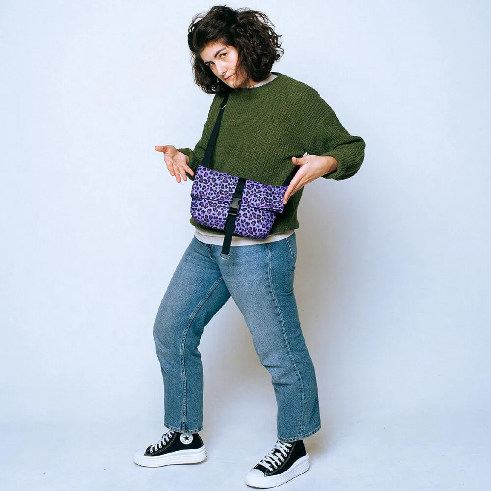 Сумка iyulstore Baby rolltop Фиолетовый леопард - фото 10