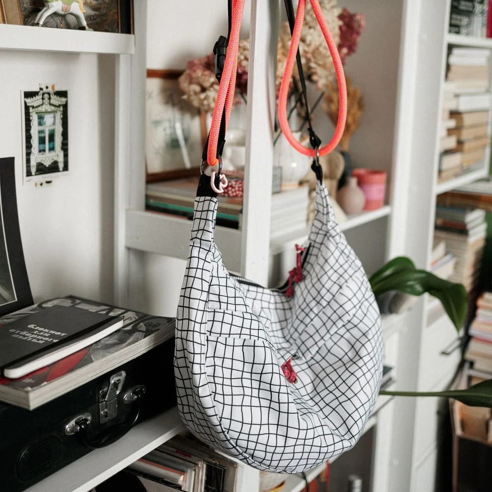 Сумка Friend Function ИЗИ белая в клеточку - фото 14