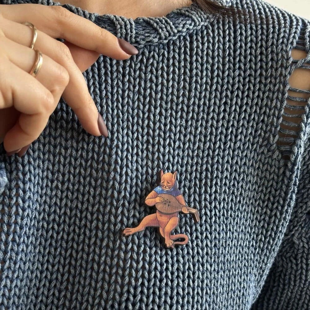 Страдающие броши Коты - фото 8