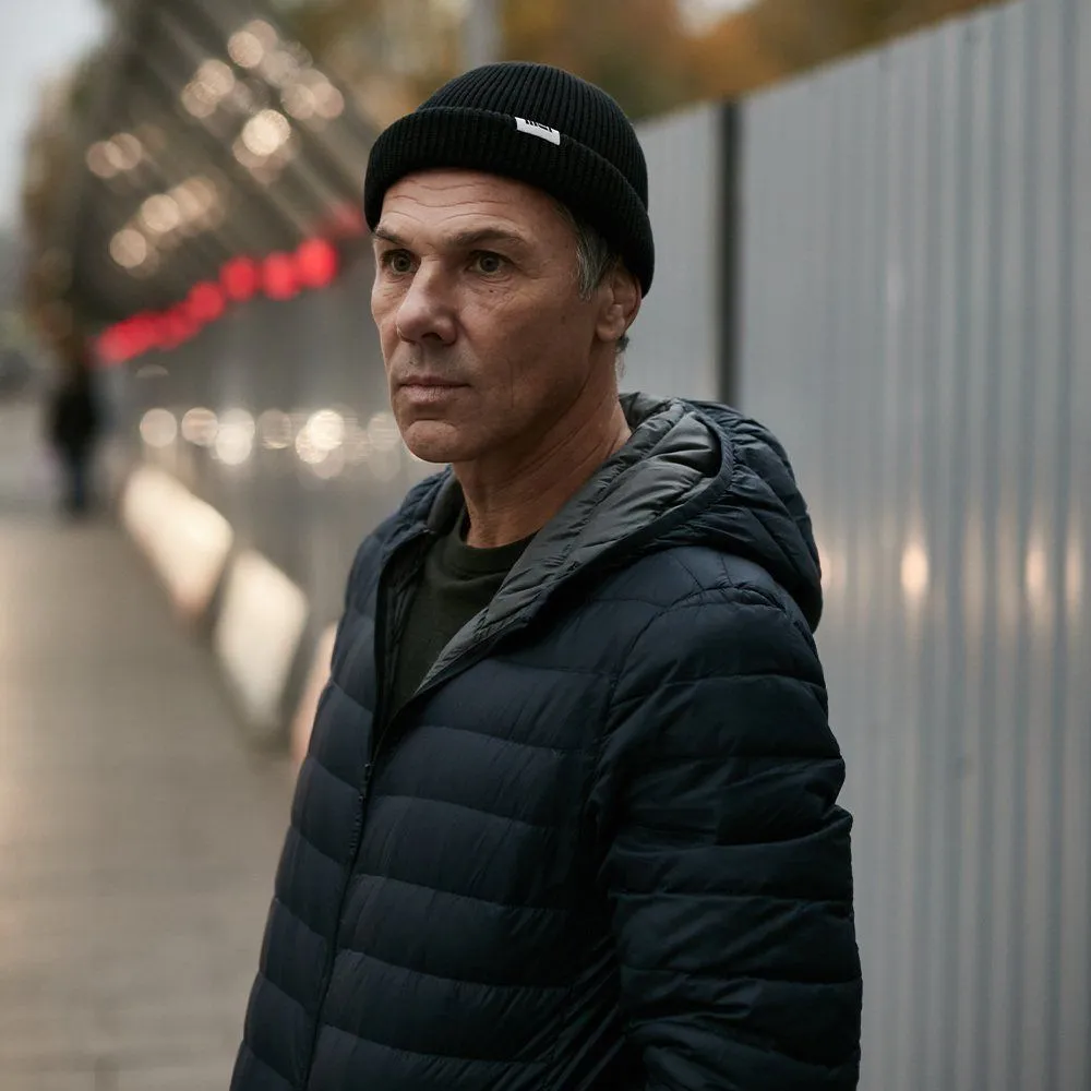 Шапка Меч Knit Short Beanie Black - фото 6