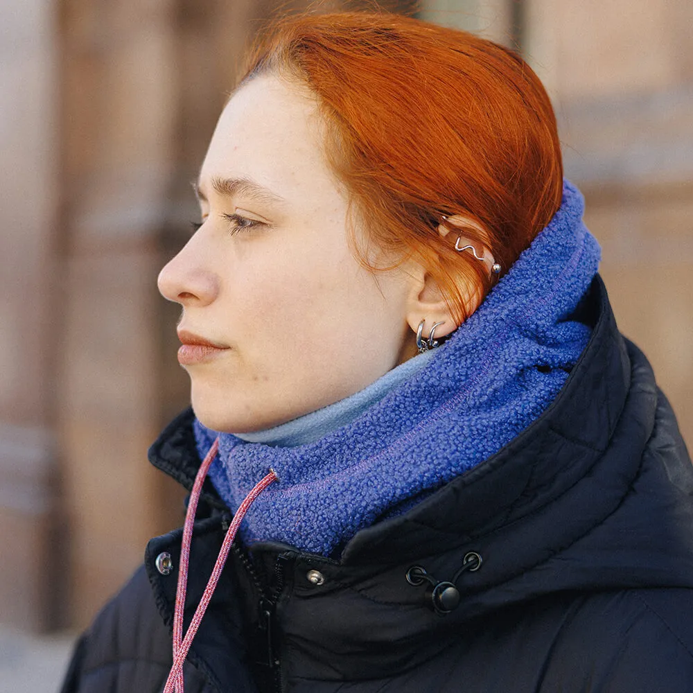 Капюшон Friend Function барашковый сиренево-голубой - фото 3