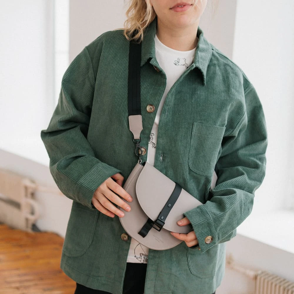 Кроссбоди сумка Gaston Luga Splash Moon Taupe - фото 6