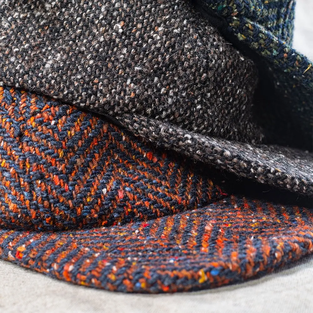 Пятипанельная кепка из твида Friend Function красно-синяя - фото 11