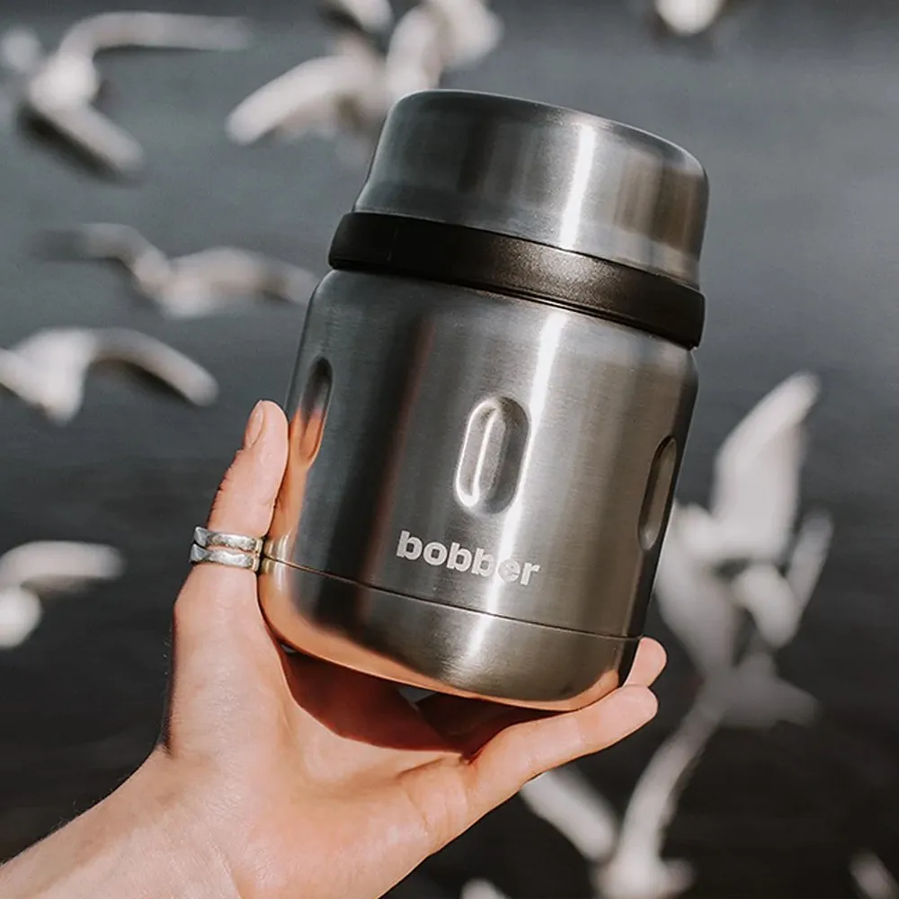 Термос для еды bobber Jerrycan 700 мл матовая сталь - фото 10