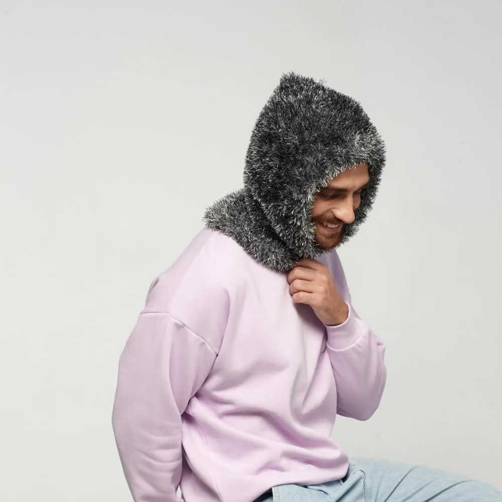 Капюшон CHECK YA HEAD серый Т1922/217 - фото 17