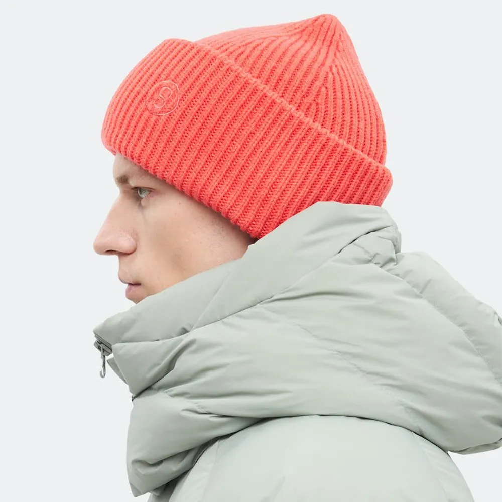 Высокая шапка SHU коралловая - фото 5