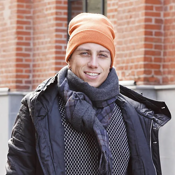 Шапка шерстяная Friend Function Морковный фреш - фото 1