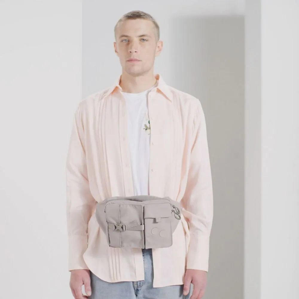 Сумка на пояс Pinqponq Tetrik Cement Taupe - фото 2