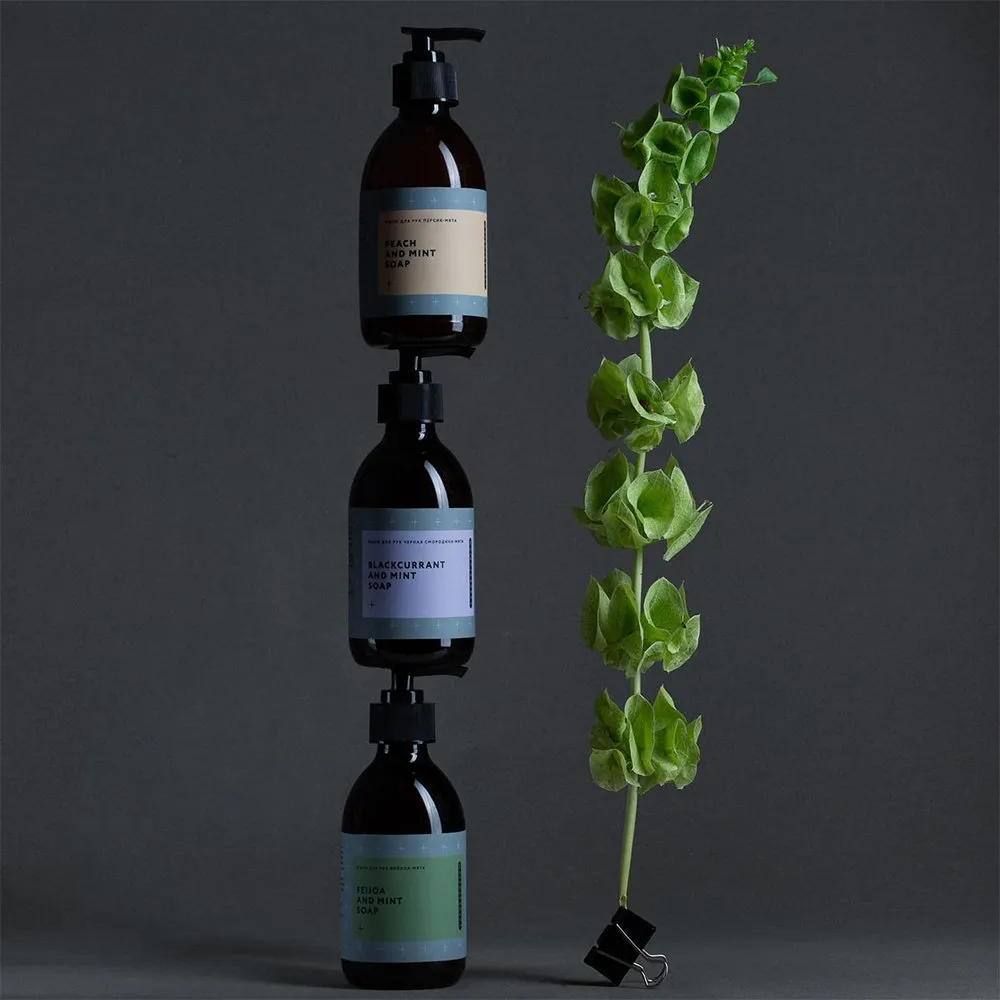 Мыло для рук персик мята Laboratorium - фото 3