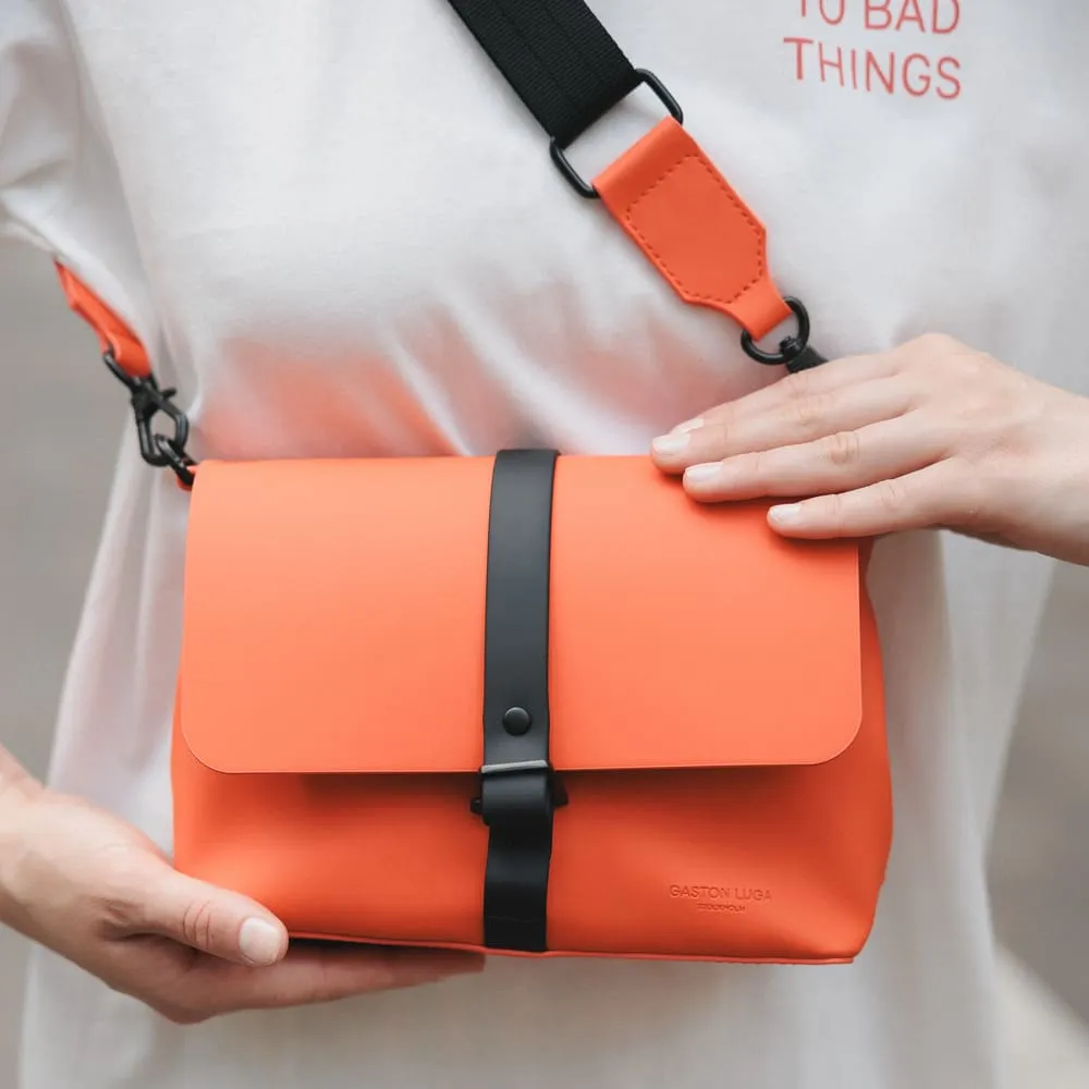 Кроссбоди сумка Gaston Luga Splash Orange Flame - фото 3
