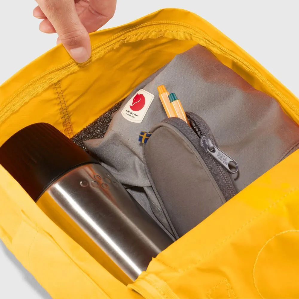 Рюкзак Fjallraven Kanken MINI Ochre-Chess Pattern (160-904) - фото 6