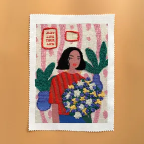 Большой набор для вышивки Не белый лист (разные дизайны)