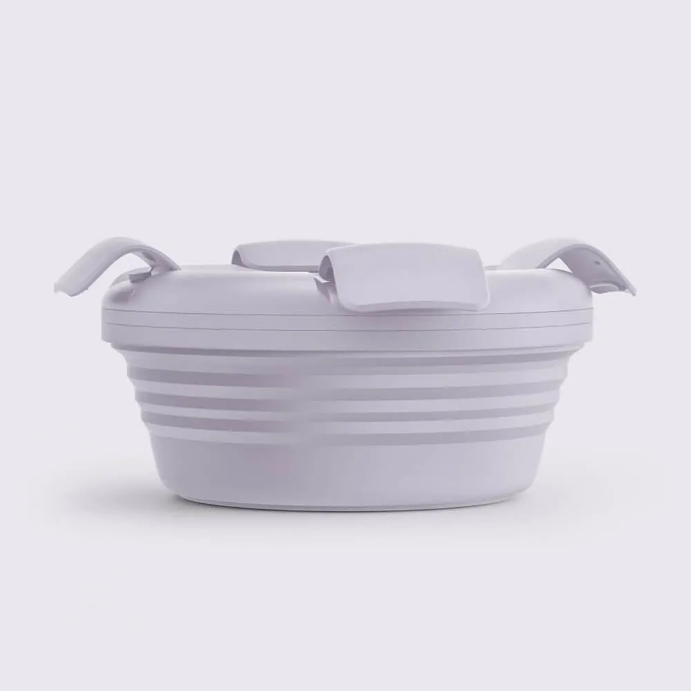 Складной ланч-бокс Stojo Bowl Lilac 1065 мл - фото 6