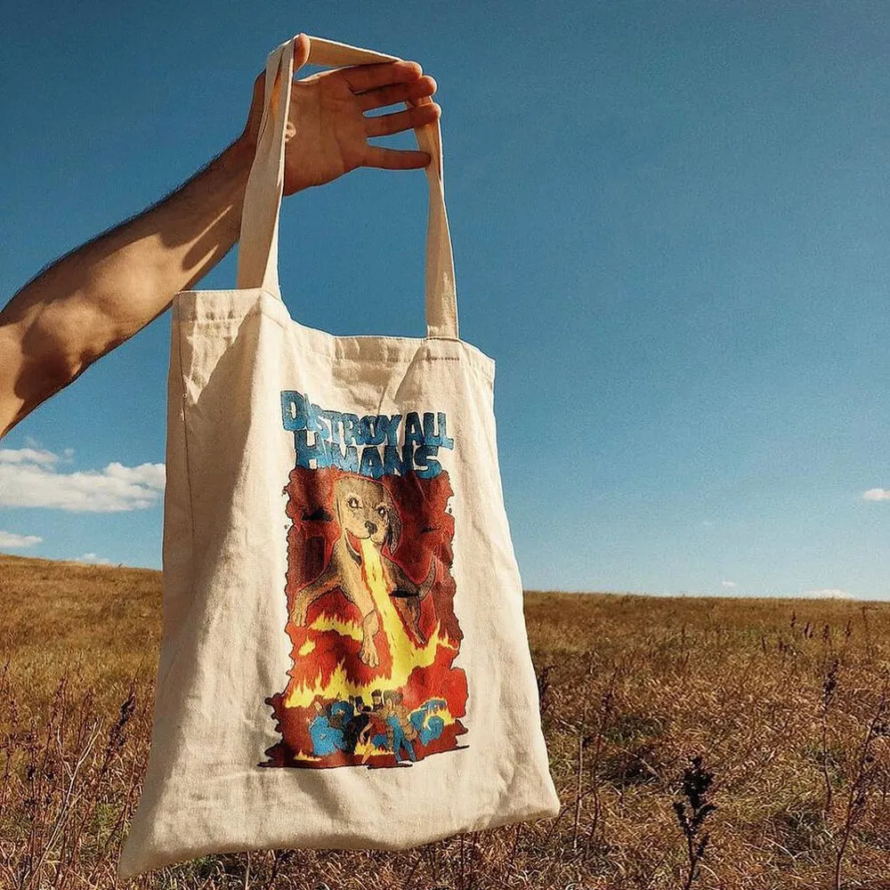 Шоппер Barking Store Догзилла белый - фото 2