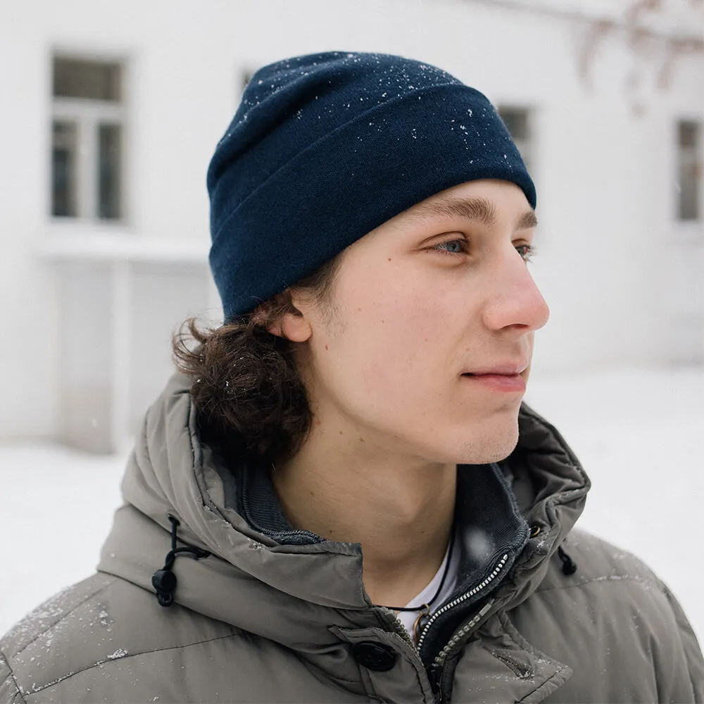 Шапка шерстяная Friend Function Кобальт - фото 6