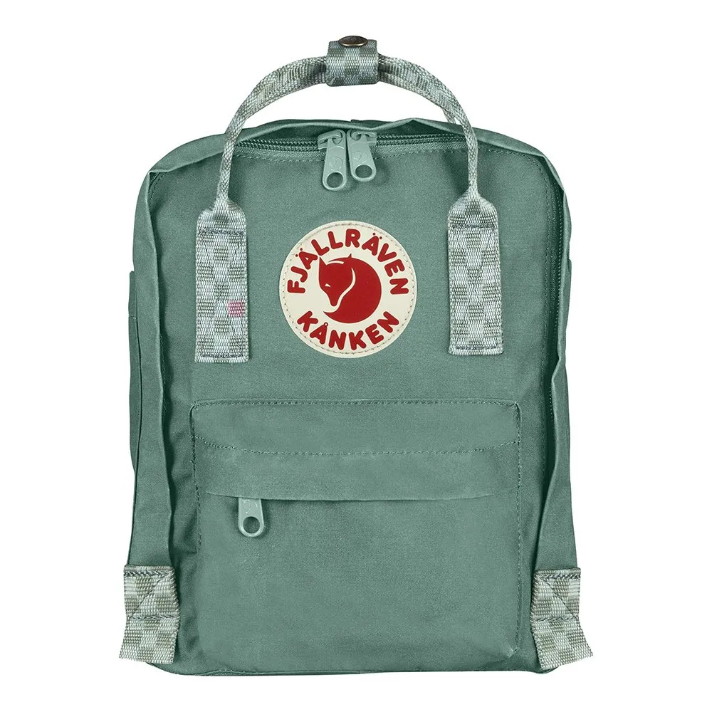 Рюкзак Fjallraven Kanken MINI Frost Green - Chess Pattern (664-904) - фото 1