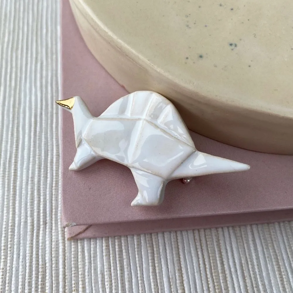 Брошь Partala Динозавр с гребнем - фото 3