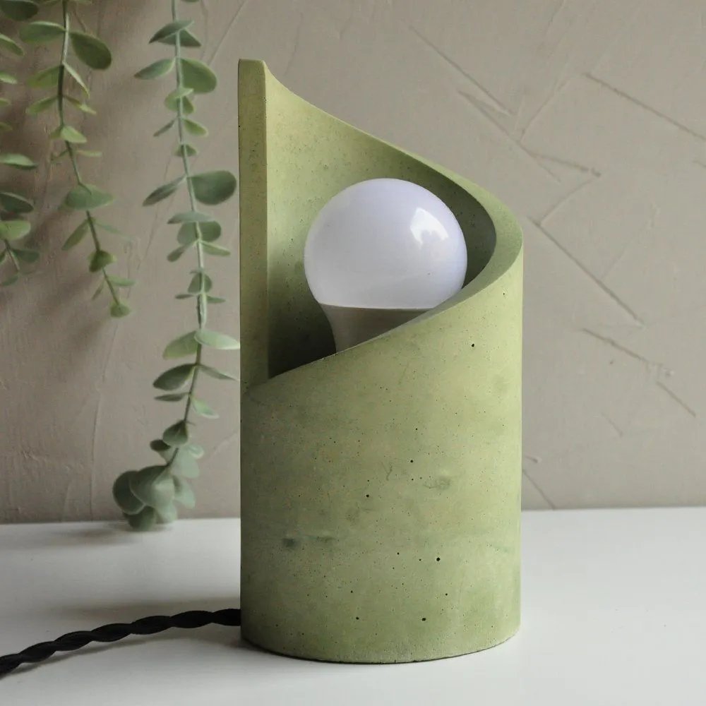 Светильник CONCRETE COLOR Fackel оливковый - фото 1