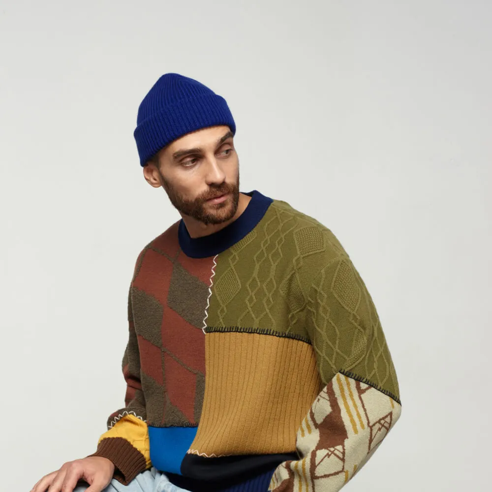 Шапка CHECK YA HEAD синяя T1504/96 - фото 3