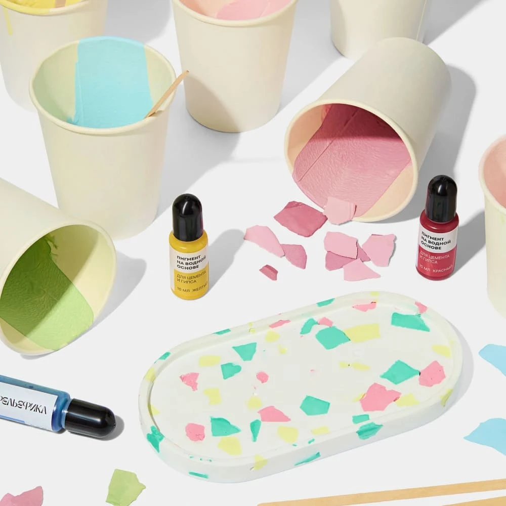 DIY Набор по литью подноса из гипса Рельефика - фото 3