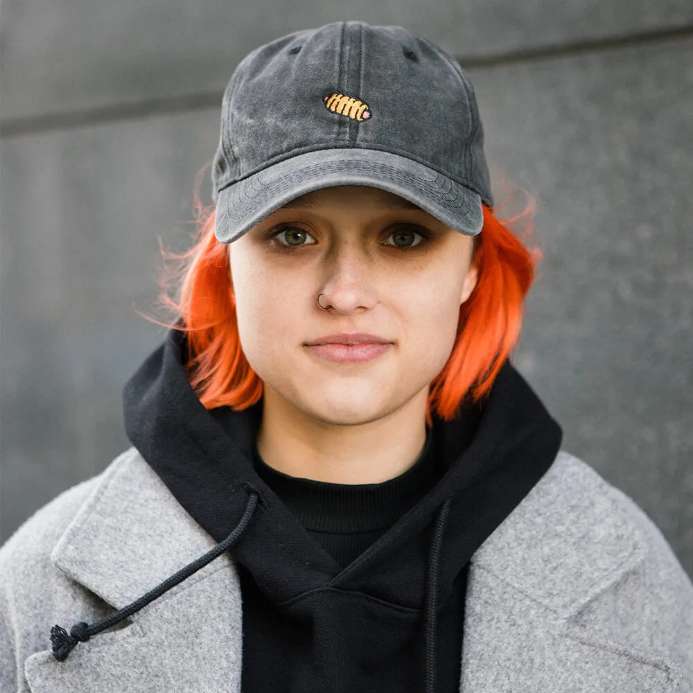 Бейсболка Faded с вышивкой сосиска в тесте - фото 1