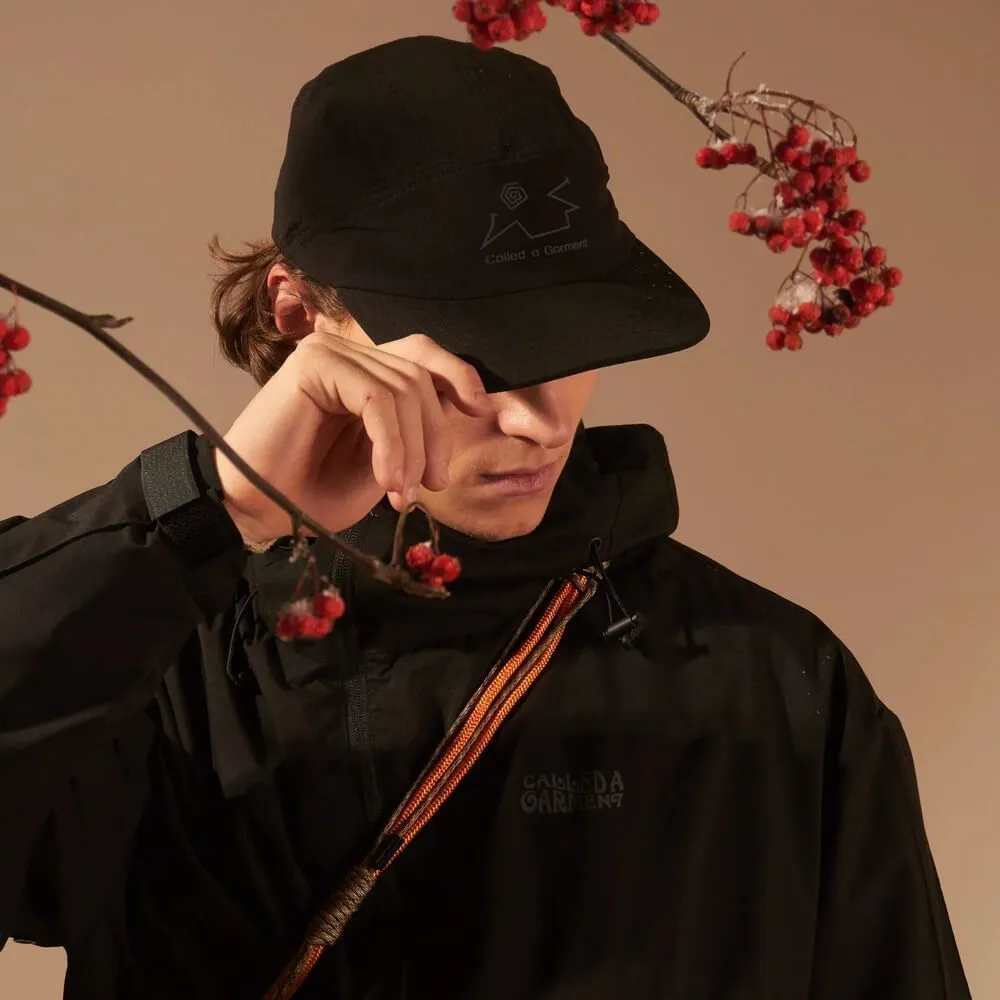 Спортивная кепка Called a Garment Hikercore Nylon Cap Black - фото 13