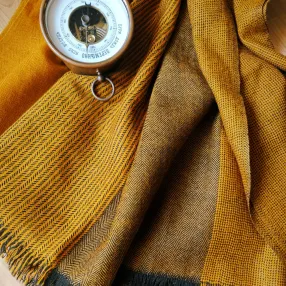 Большой шерстяной шарф Mustered Stripe Folk