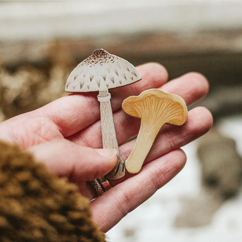 Деревянная брошка PlantMyBones Лисичка - фото 5