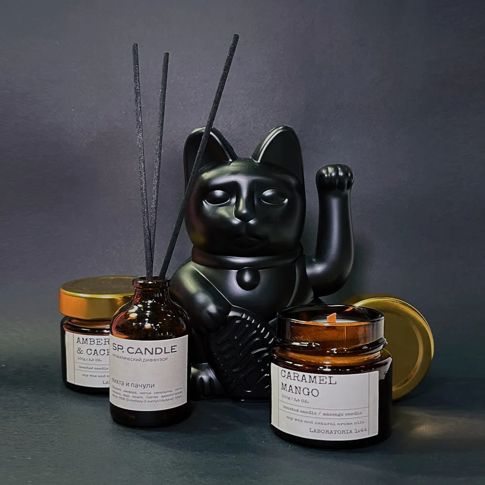 Ароматические свечи с деревянным фитилём Laboratoria 1:44 - фото 6