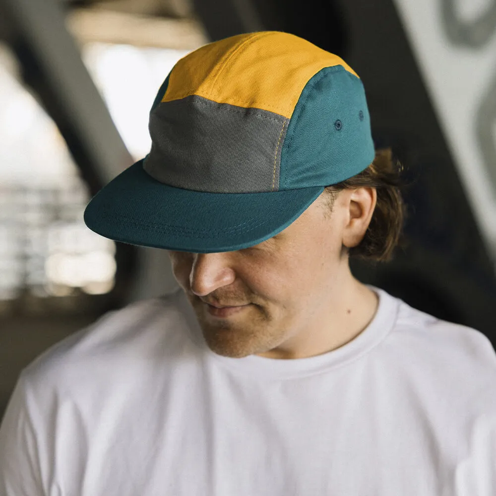 Кепка Friend Function Colorblock бирюзово-желтая - фото 8