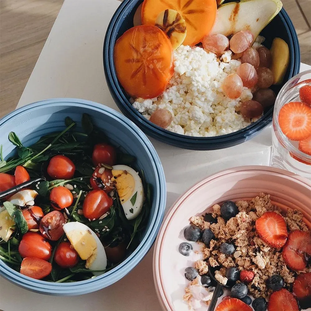 Складной ланч-бокс Stojo Bowl Carnation 1065 мл - фото 8