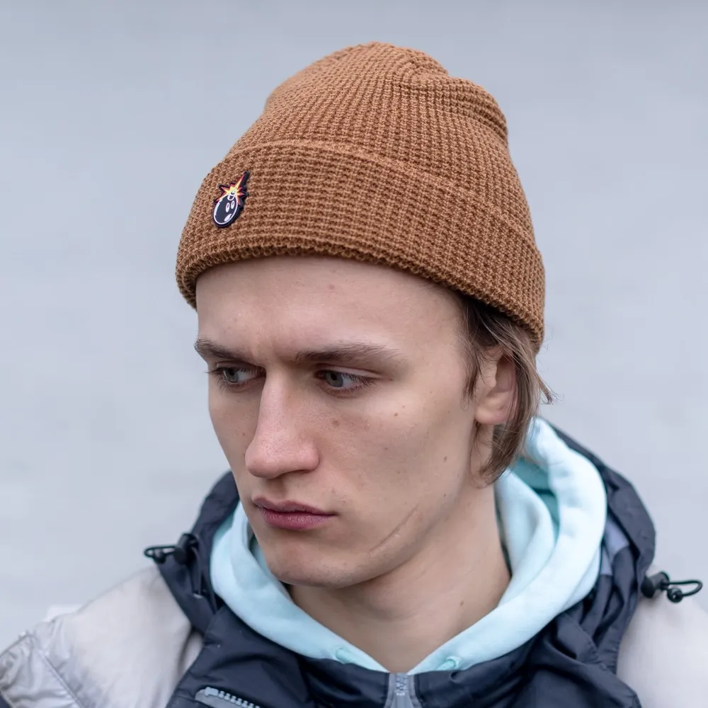 Шапка The Hundreds Adam Waffle Duck Brown - фото 2