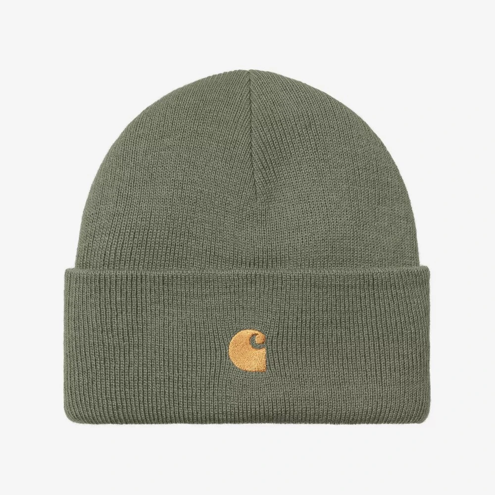 Шапка Carhartt WIP Chase Beanie Leaf / Gold - фото 1