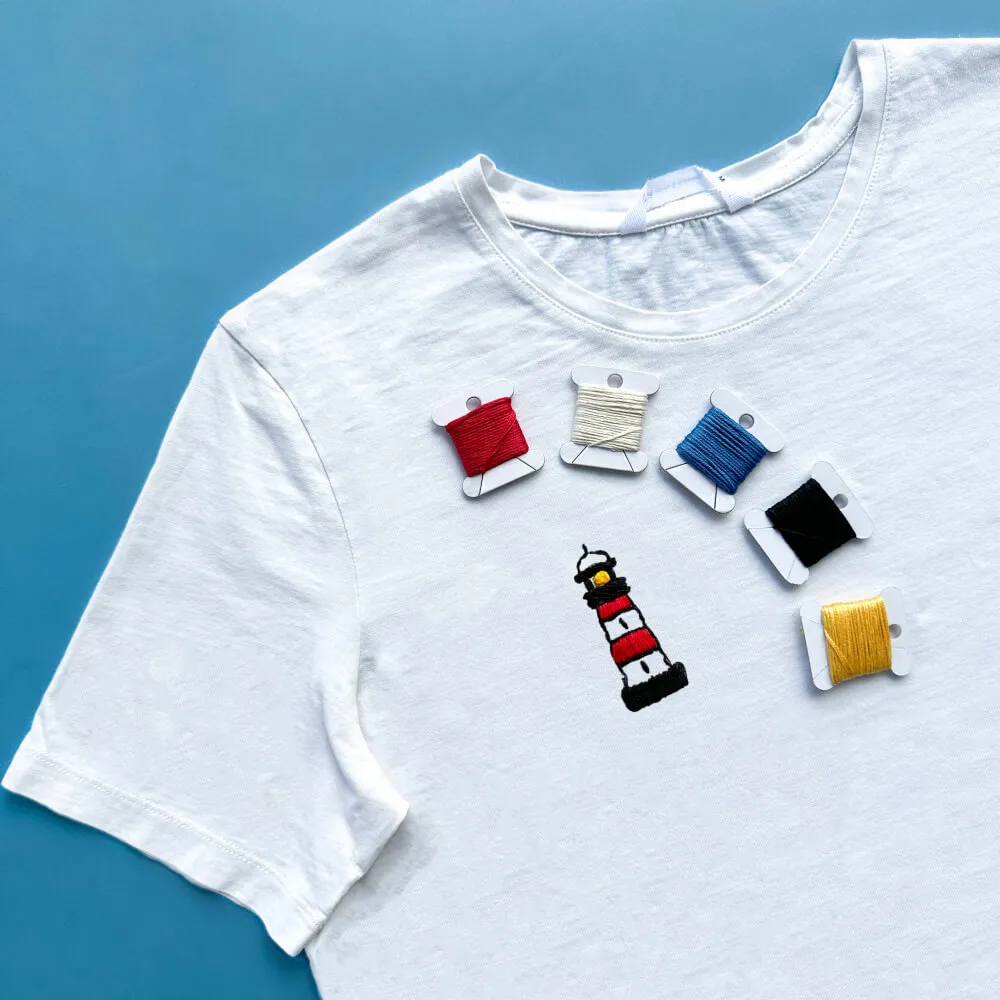 Набор для вышивки на одежде Не белый лист (разные дизайны) - фото 1