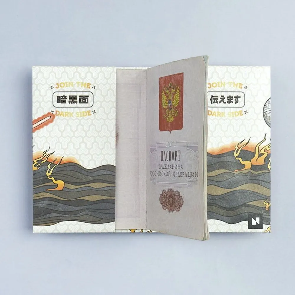 Обложка для паспорта из тайвека New Wallet New Darkside - фото 3