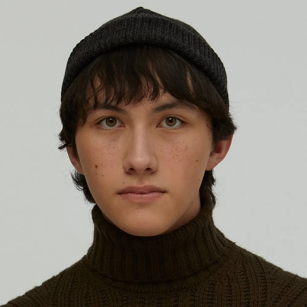 Шапка CHECK YA HEAD шерстяная темный маренго 1620 - фото 2