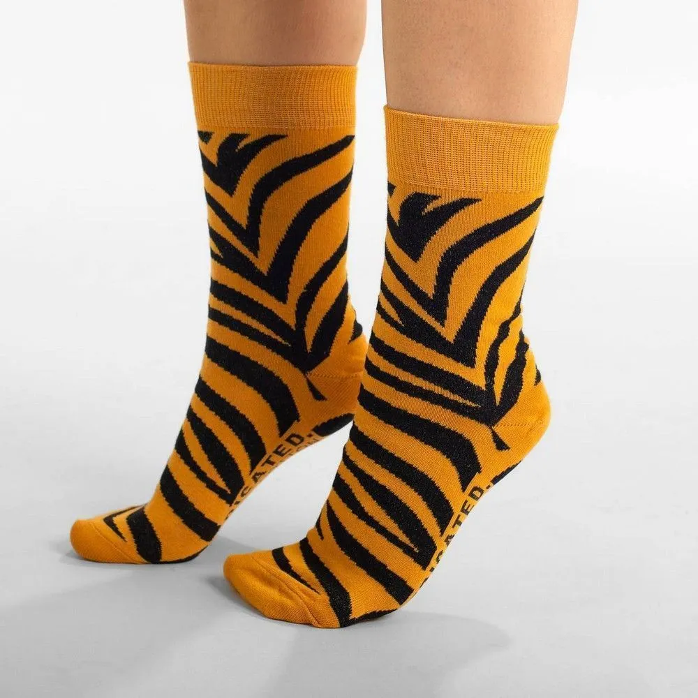 Носки Dedicated Sigtuna Animal Pattern Golden Yellow 36-40 - фото 1