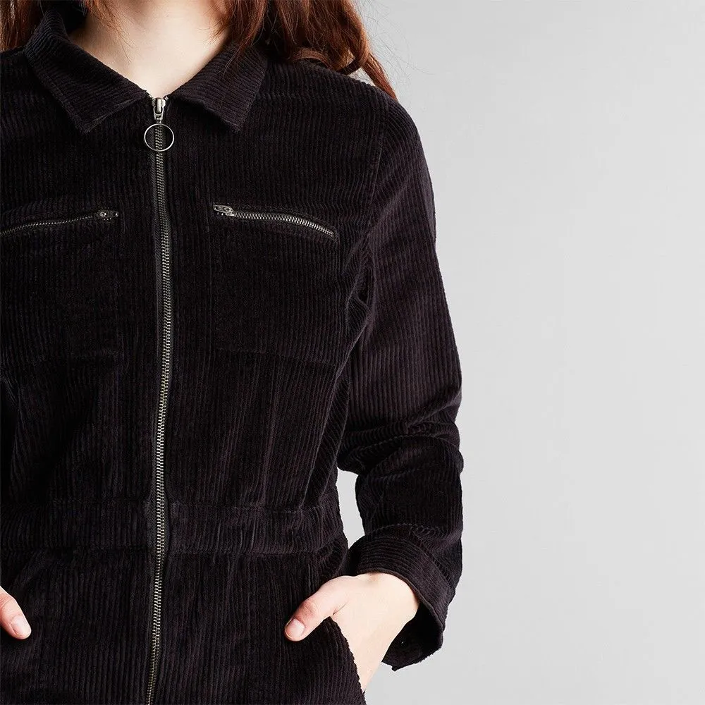 Комбинезон Dedicated Hultsfred Corduroy Black женский - фото 5