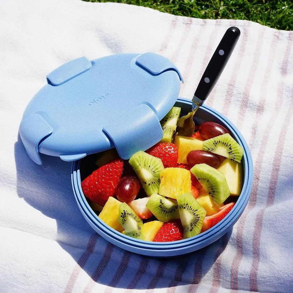 Складной ланч-бокс Stojo Bowl Steel 1065 мл - фото 1