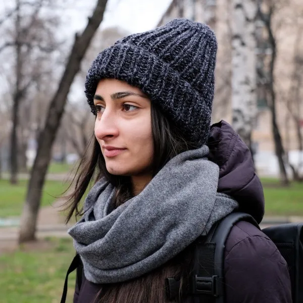 Снуд Friend Function шерстяной Серые будни - фото 6