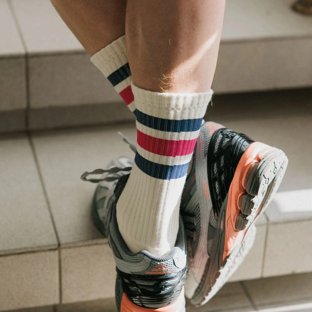 Носки Friend Function комфортные линии синий-малиновый 36-40 - фото 5