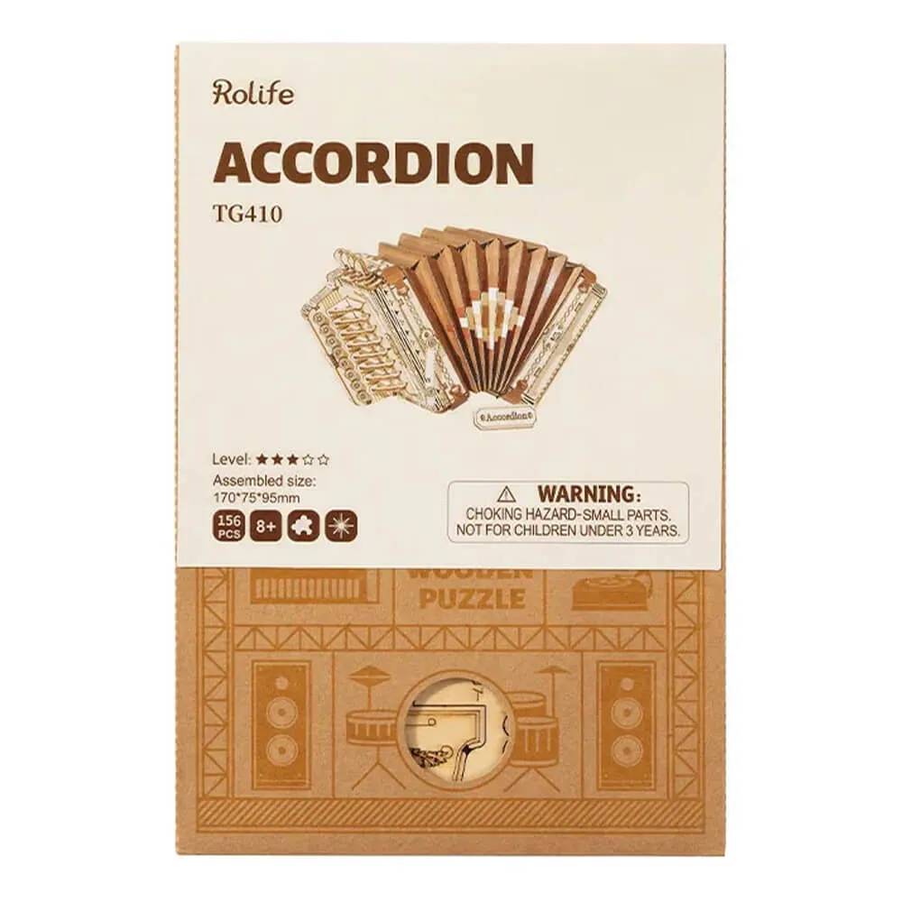 3D-пазл Robotime Accordion - фото 5