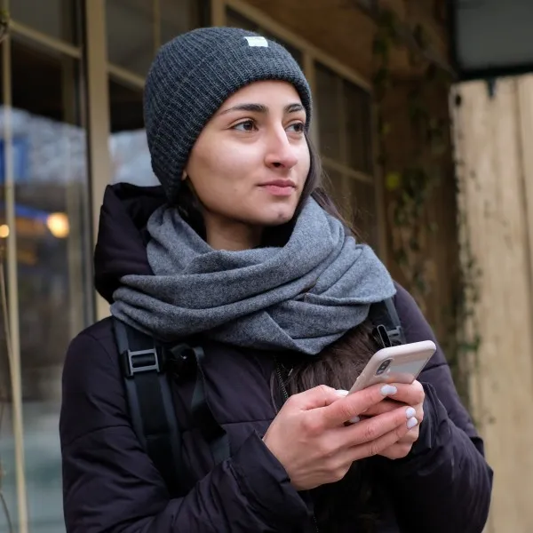 Снуд Friend Function шерстяной Серые будни - фото 2