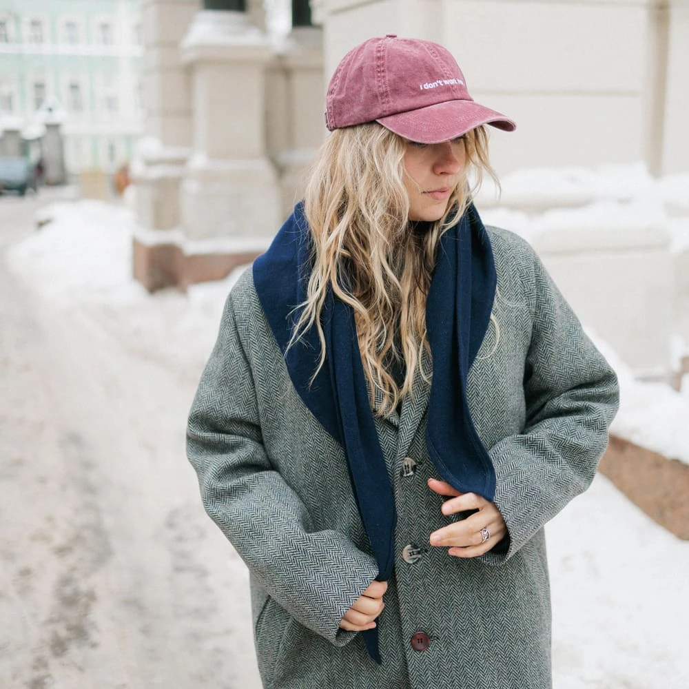 Косынка Friend Function шерстяная невидимый синий - фото 4